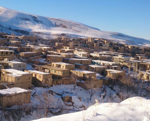 زمستان روستای سیور